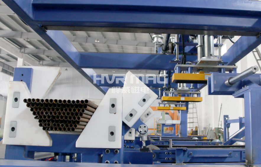 自动化钢管搬运，电永磁抓手在机械制造中的应用